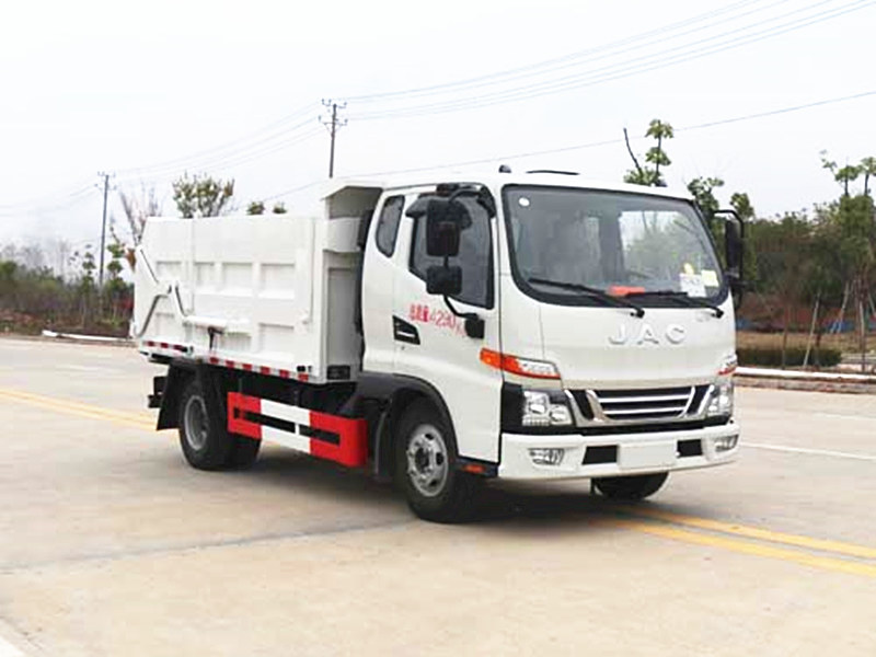 江淮骏铃压缩对接式垃圾车